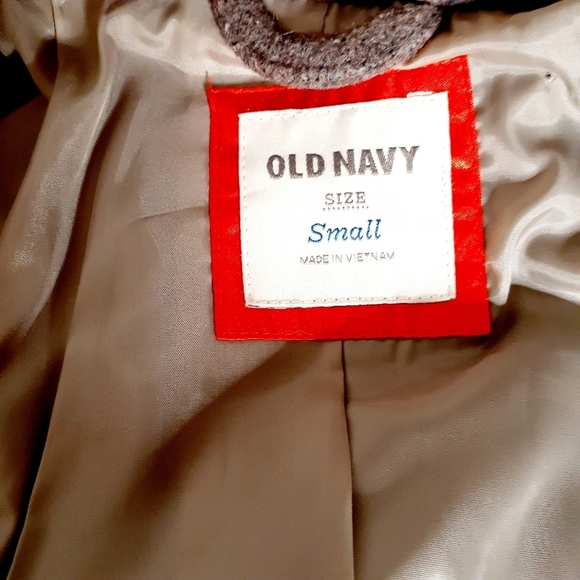 OLd Navy Women’s color Block Wool Blend Peacoat with Toggle Buttons Z67 - Picture 11 of 13